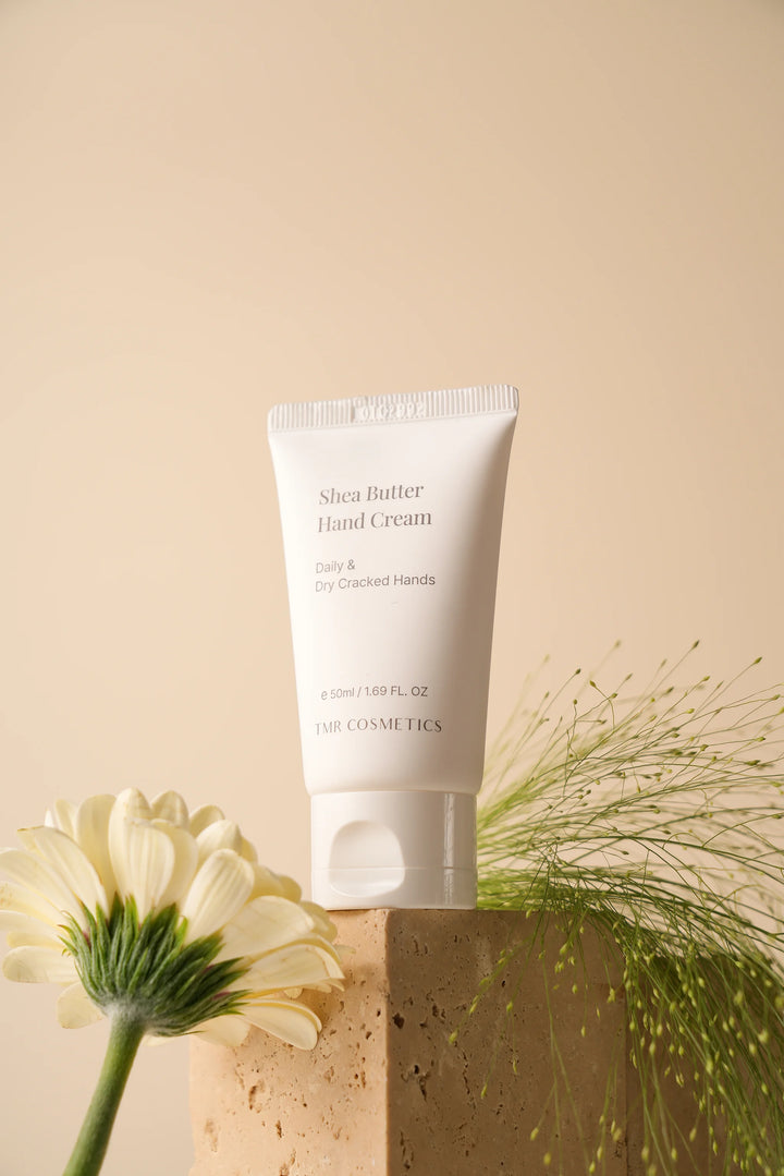 Plant-based moisture barrier hand cream infused with jojoba oil, mango butter, cocoa butter, and rice bran oil to deeply condition and restore softness.