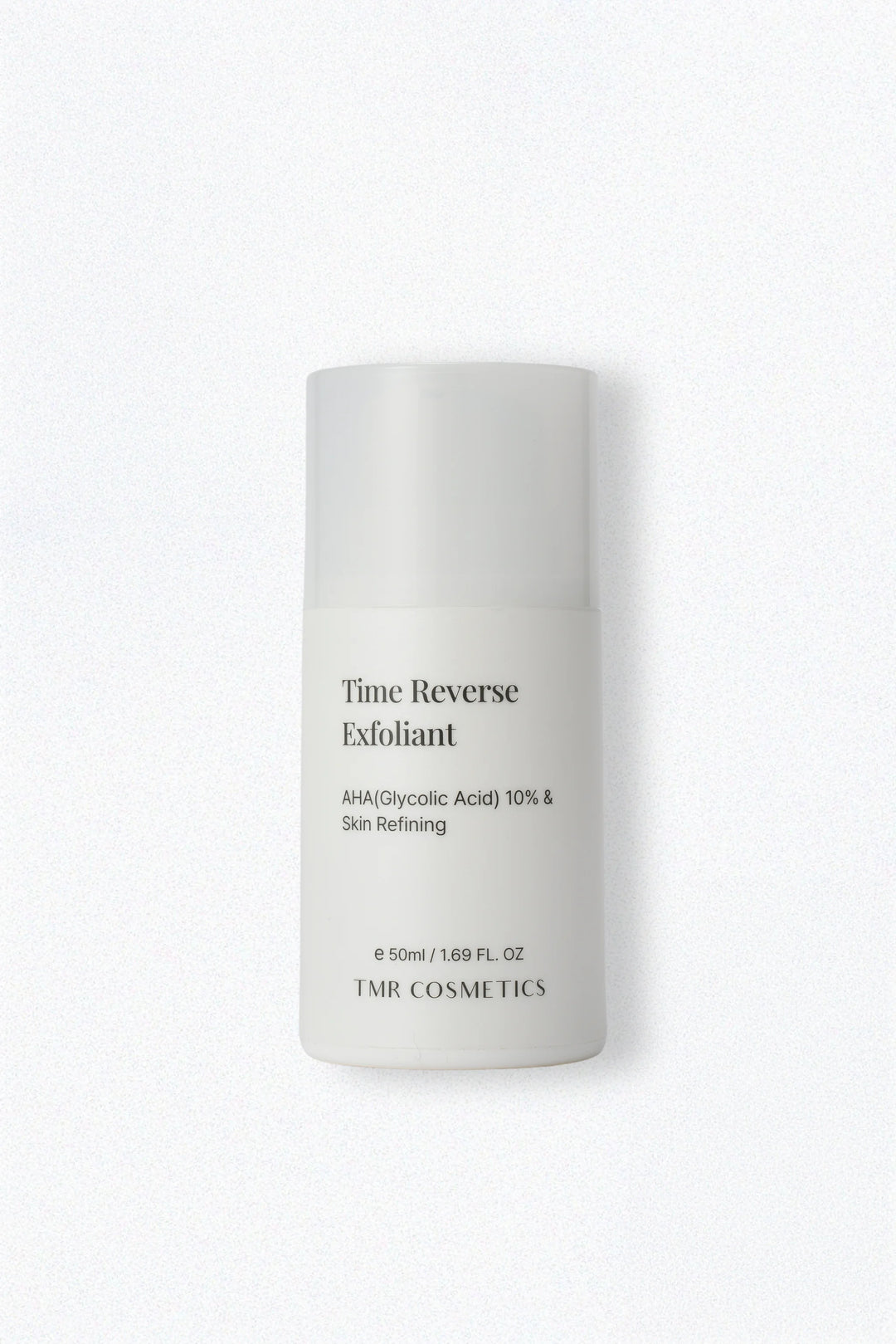 TMR Time Reverse Exfoliant, a barrier-friendly AHA and BHA chemical exfoliant formulated for mature skin and pore refinement.